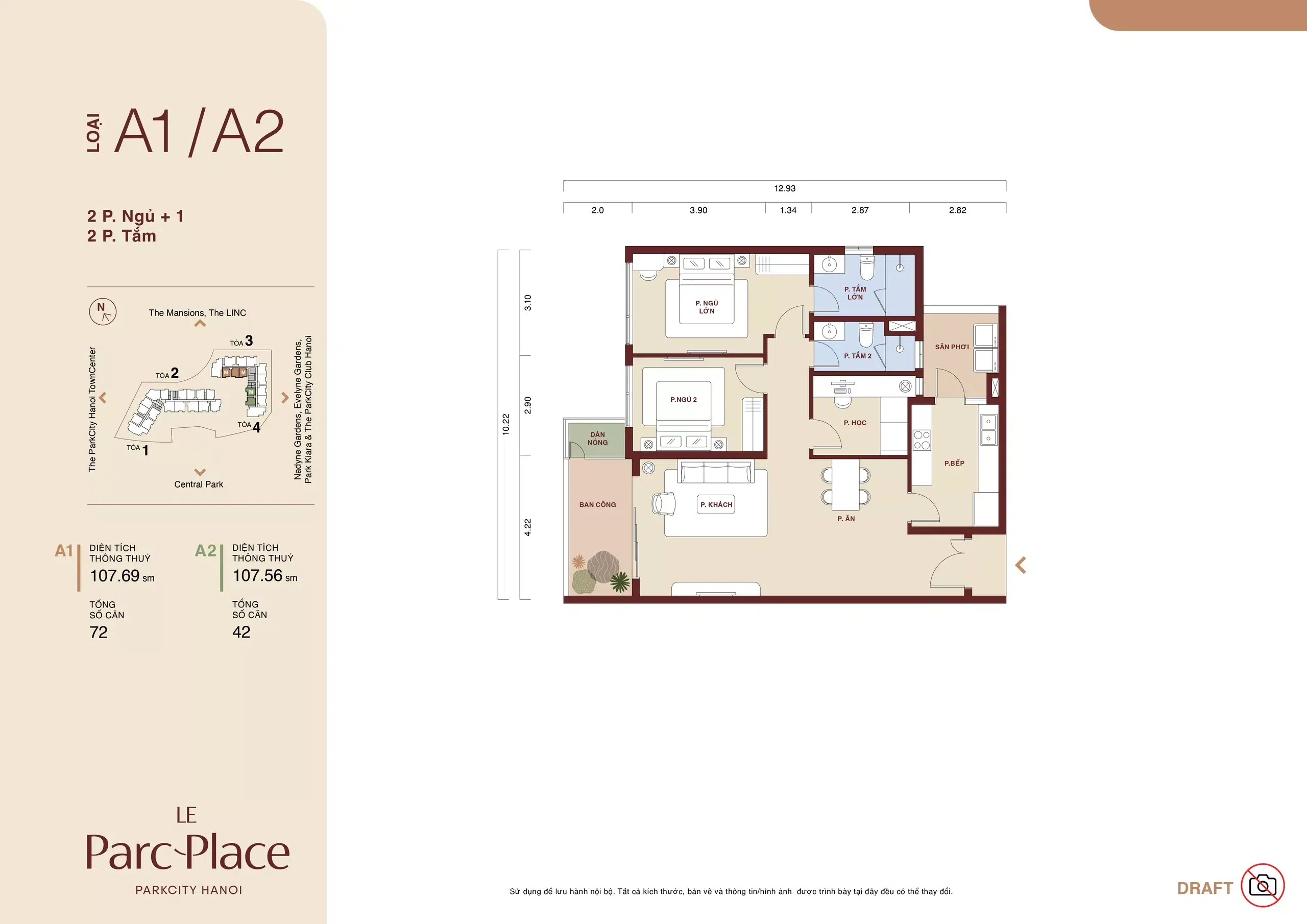mat-bang-thiet-ke-2PN1-A1-A2-Le-Parc-Place Mat bang thiet ke 2PN1 A1 A2 Le Parc Place