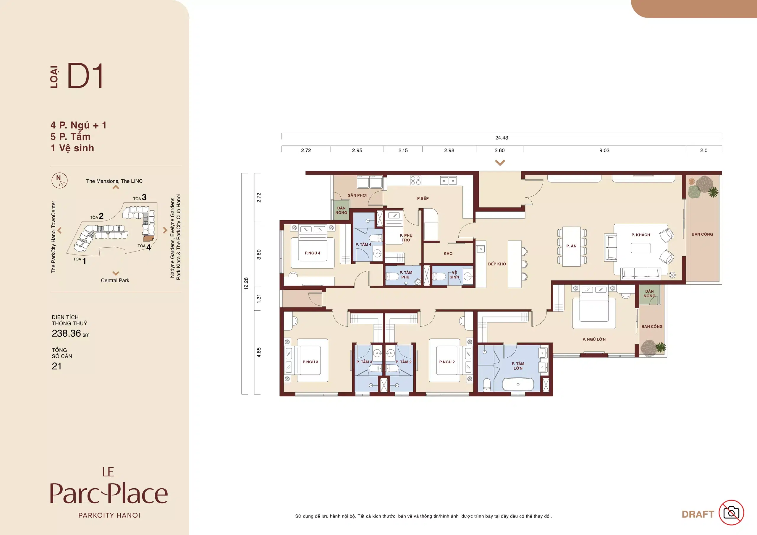 mat-bang-thiet-ke-4PN1-D1-Le-Parc-Place Mat bang thiet ke 4PN1 D1 Le Parc Place