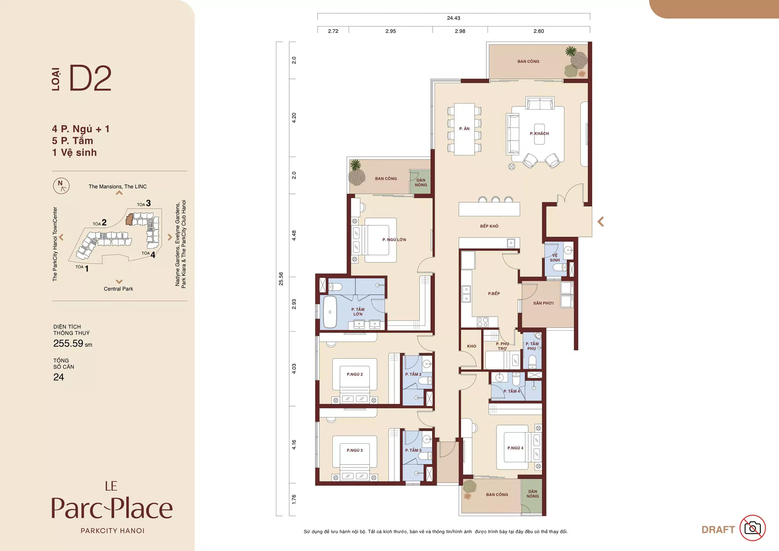 mat-bang-thiet-ke-4PN1-D2-Le-Parc-Place Mat bang thiet ke 4PN1 D2 Le Parc Place