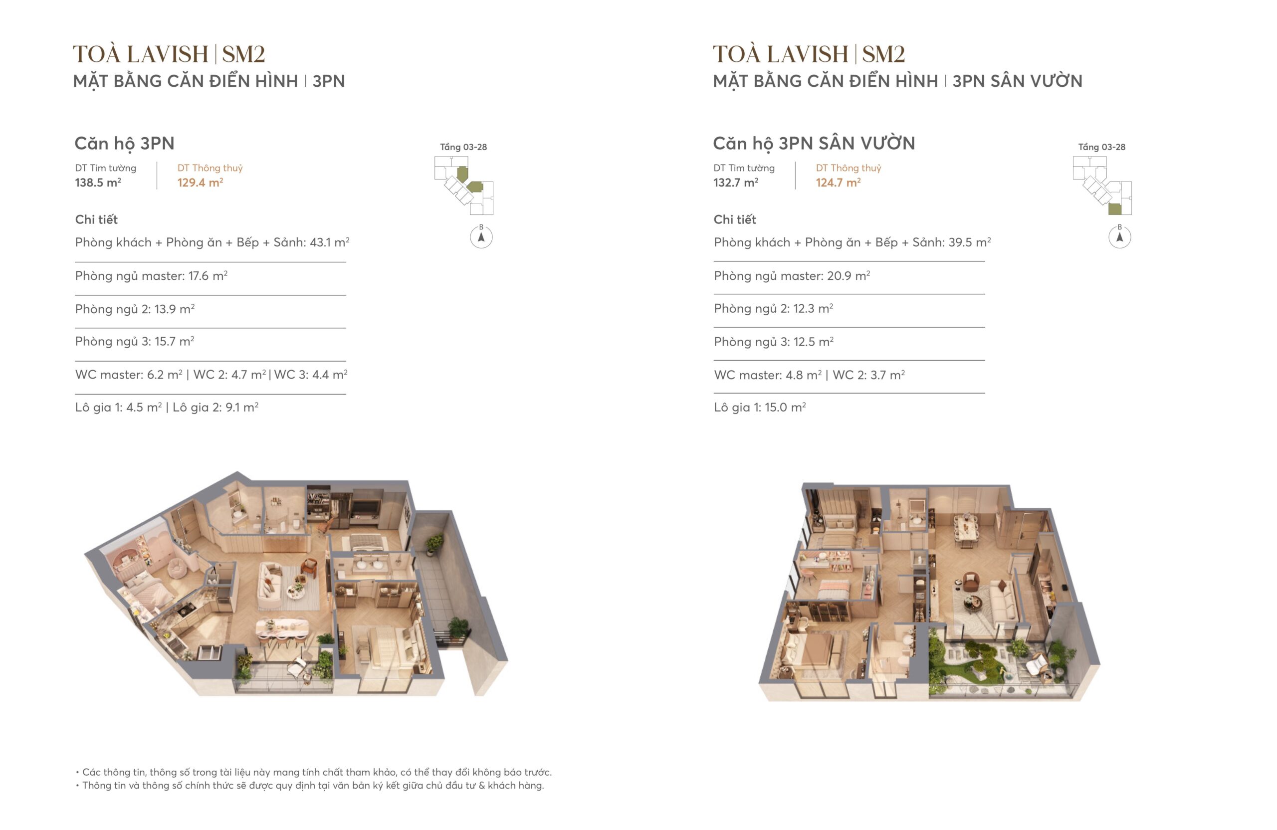 Mat bang can 3pn 3pn san vuon toa lavish sm2 greenera southmark