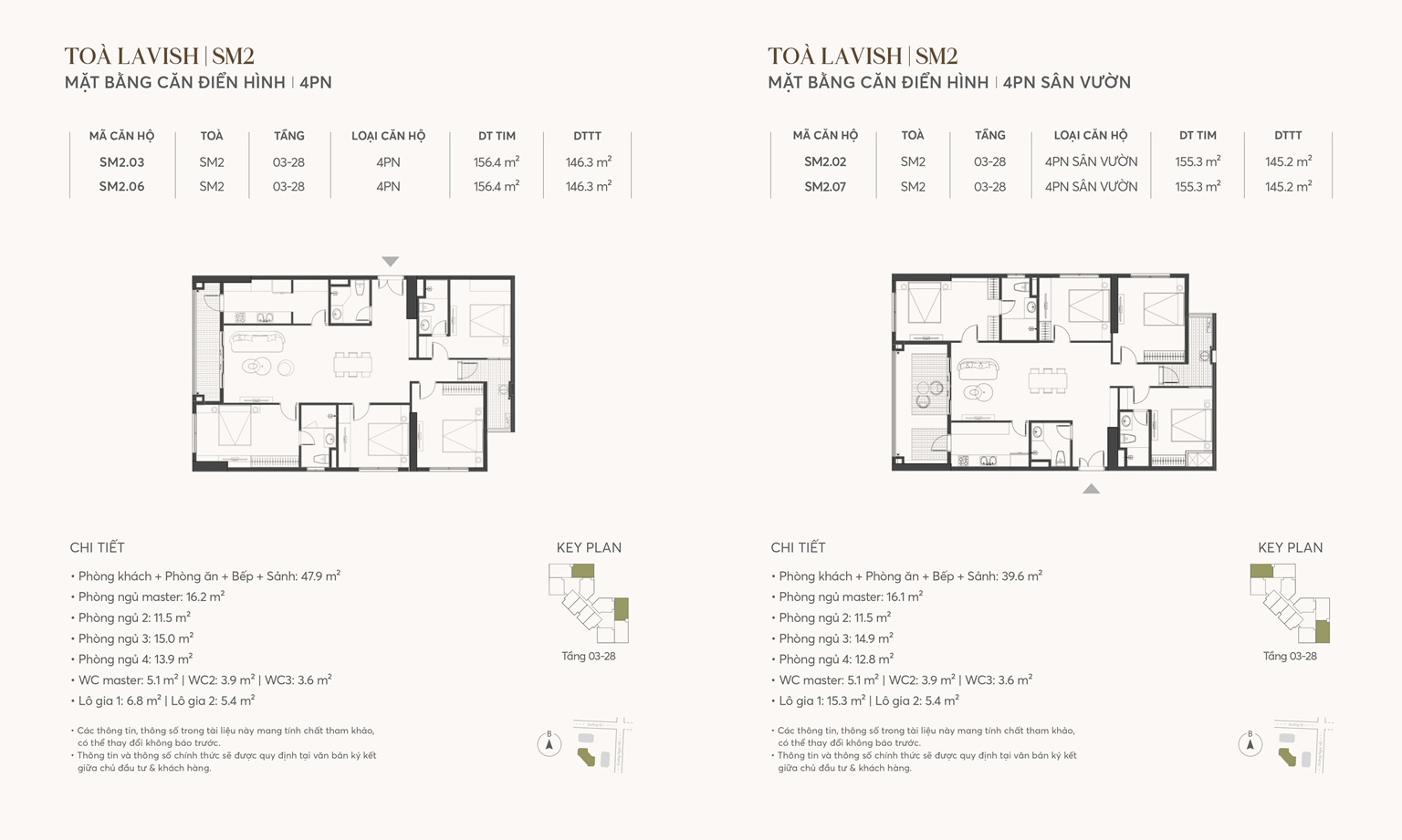 Mat bang can 4pn 4pn san vuon toa lavish sm2 greenera southmark