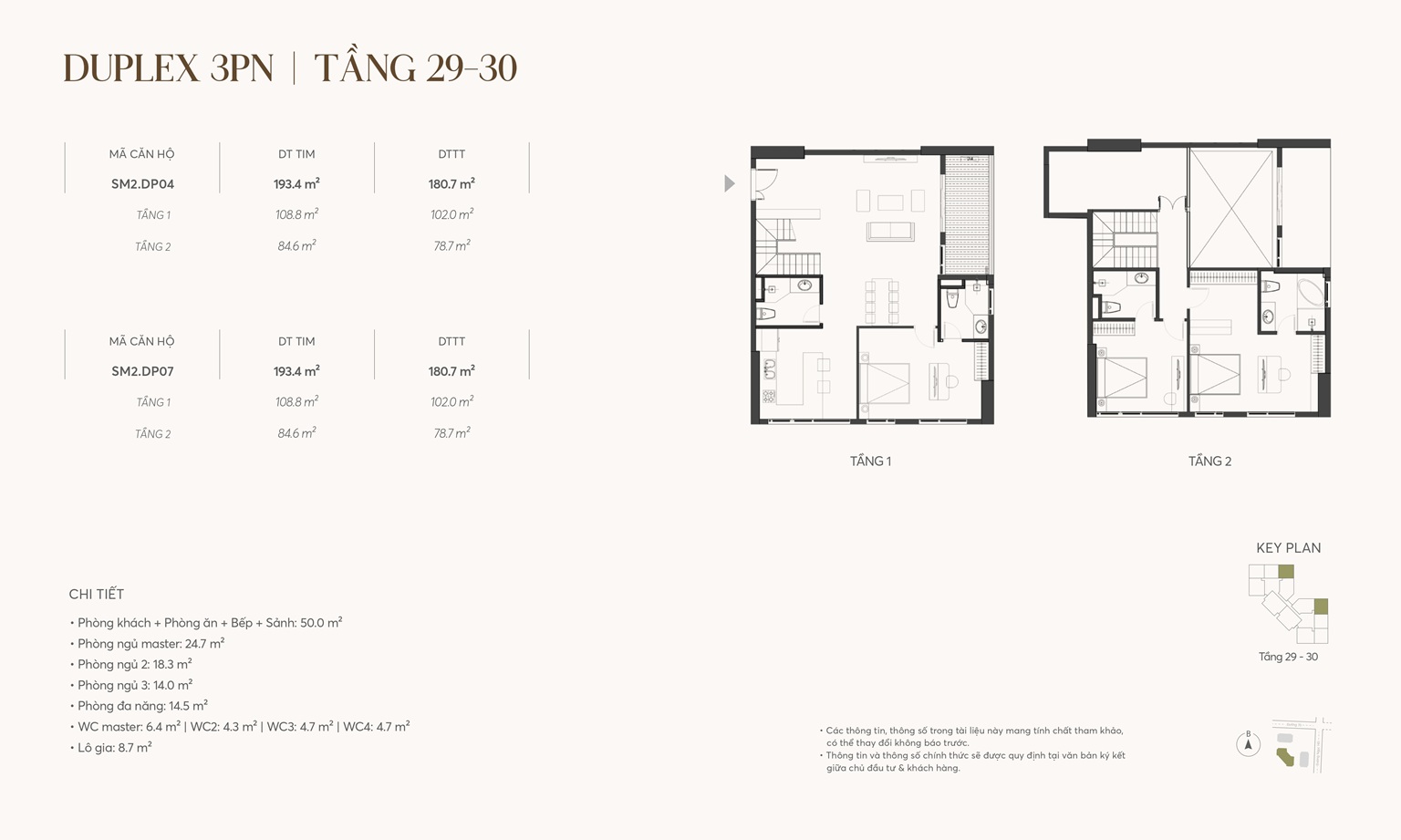 Mat bang can duplex 3pn dp04 dp07 tang 29 30 toa lavish sm2 greenera southmark